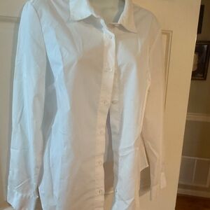 Tommy Hilfiger Navy and White Tag Shirt
